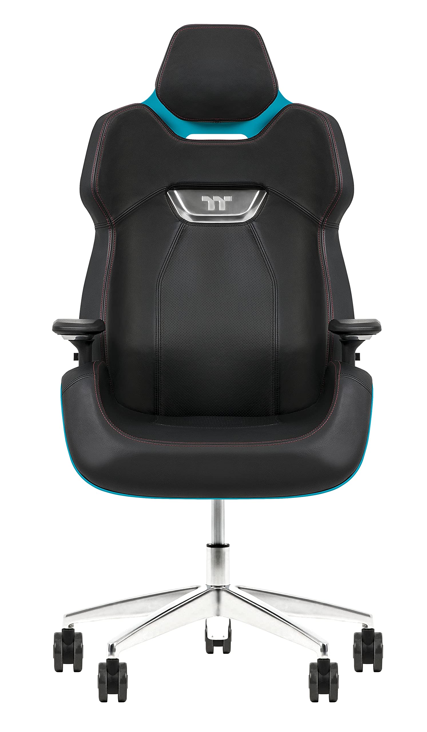 Thermaltake Argent E700 Gaming Ocean Blue | UK Version | Office Chair | Real Leather, One Size