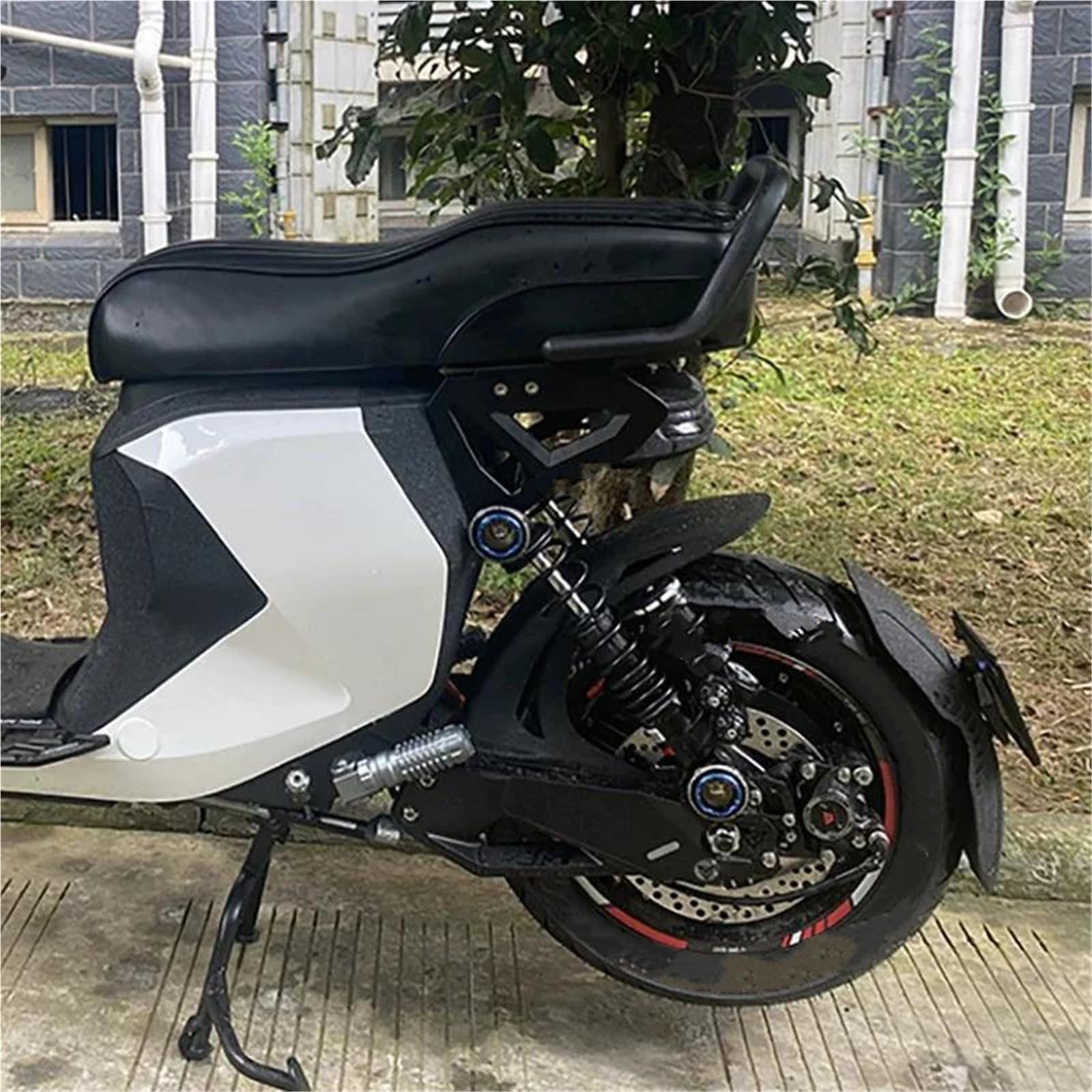 Parafanghi Moto Universale | Parafango Posteriore Per Moto Parafango In ABS Resistente Preforato Facile Da Imbullonare PIOGIGIMMN