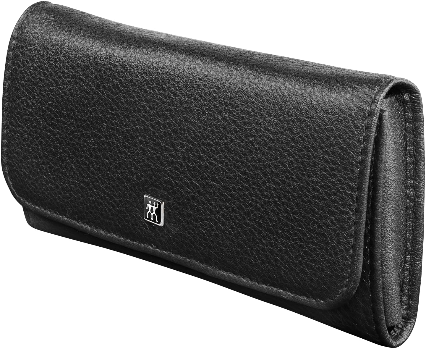 ZWILLING Maniküre-Set (5 teilig, Nagelpflege und Pediküre mit Echtleder Etui mit Nagelzange), Edelstahl Poliert, Schwarz