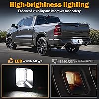 Vista 7 de Luz LED para placa de matrícula compatible con Dodge Ram 1500 2500 3500 2003-2018, accesorios de luces de matrícula, montaje de repuesto