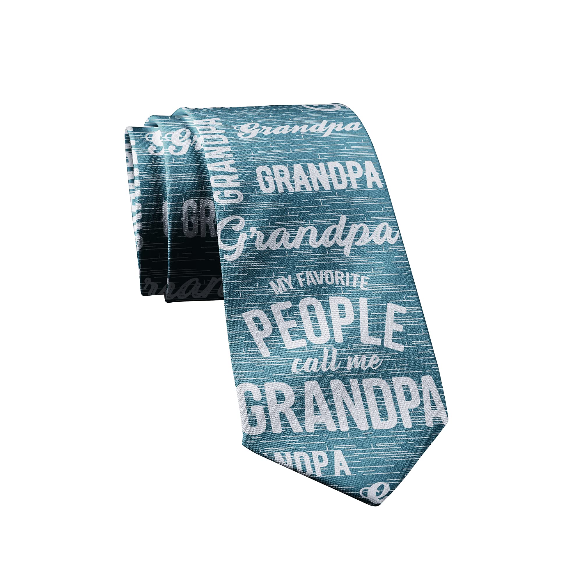 BHHJKK My Favorite People Call Me Grandpa Necktie Novelty Ties for Men Funny Tie for Grandap Funny Ties