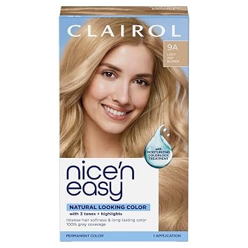 Clairol Nicen Easy Permanent Hair Dye, 5N Medium Neutral Brown | 100% Gray Coverage | LongLasting, NaturalLooking Color & Shine |Pack of 1