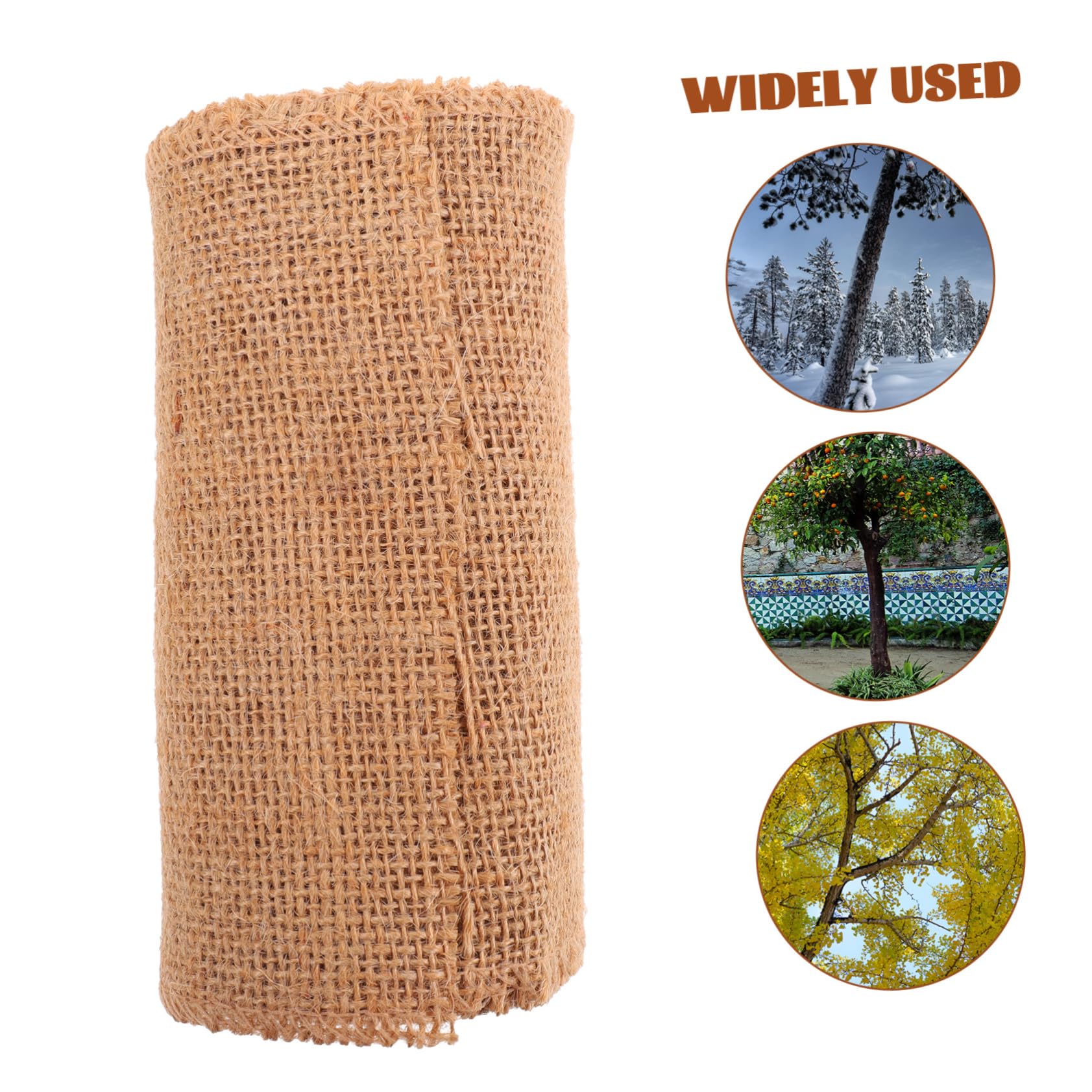 ifundom Baumschutztuch 4 Rollen aus Jute für Pflanzen im Winter