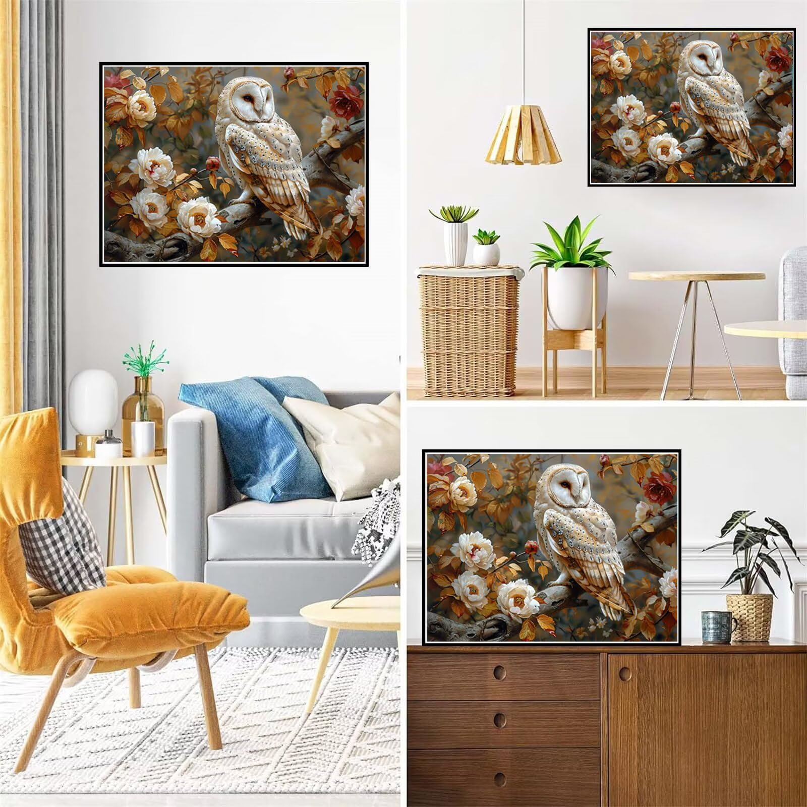 Diamond Painting Fleur, 5D Peinture Diamant pour Adulte 80 x 120 cm, B-358