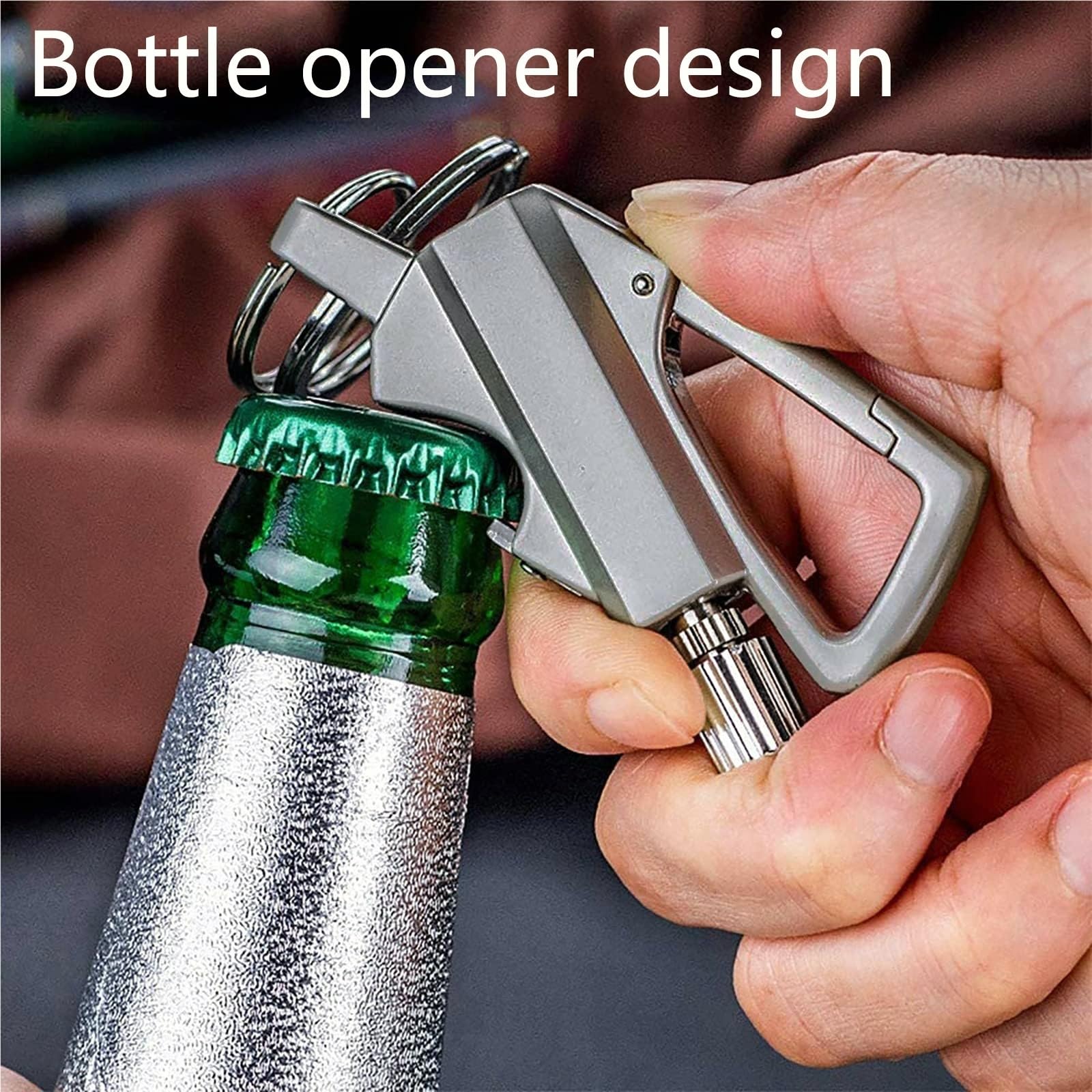 Wasserdichtes Kerosinfeuerzeug, nachfüllbar, tragbar, for Outdoor-Wanderer, Camper, Streichhölzer, Feuerzeug mit Flaschenöffner(2-Pack 2)