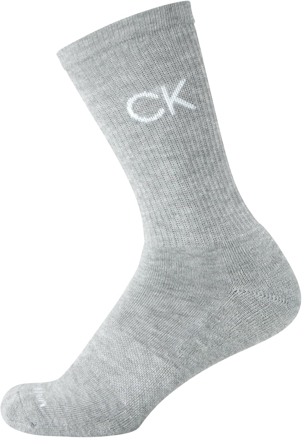 Calvin Klein Boys Crew Socks - 6 Pack Soft Stretch Performance Cushioned Comfort Mid Calf Athletic Socks for Boys - Image 6