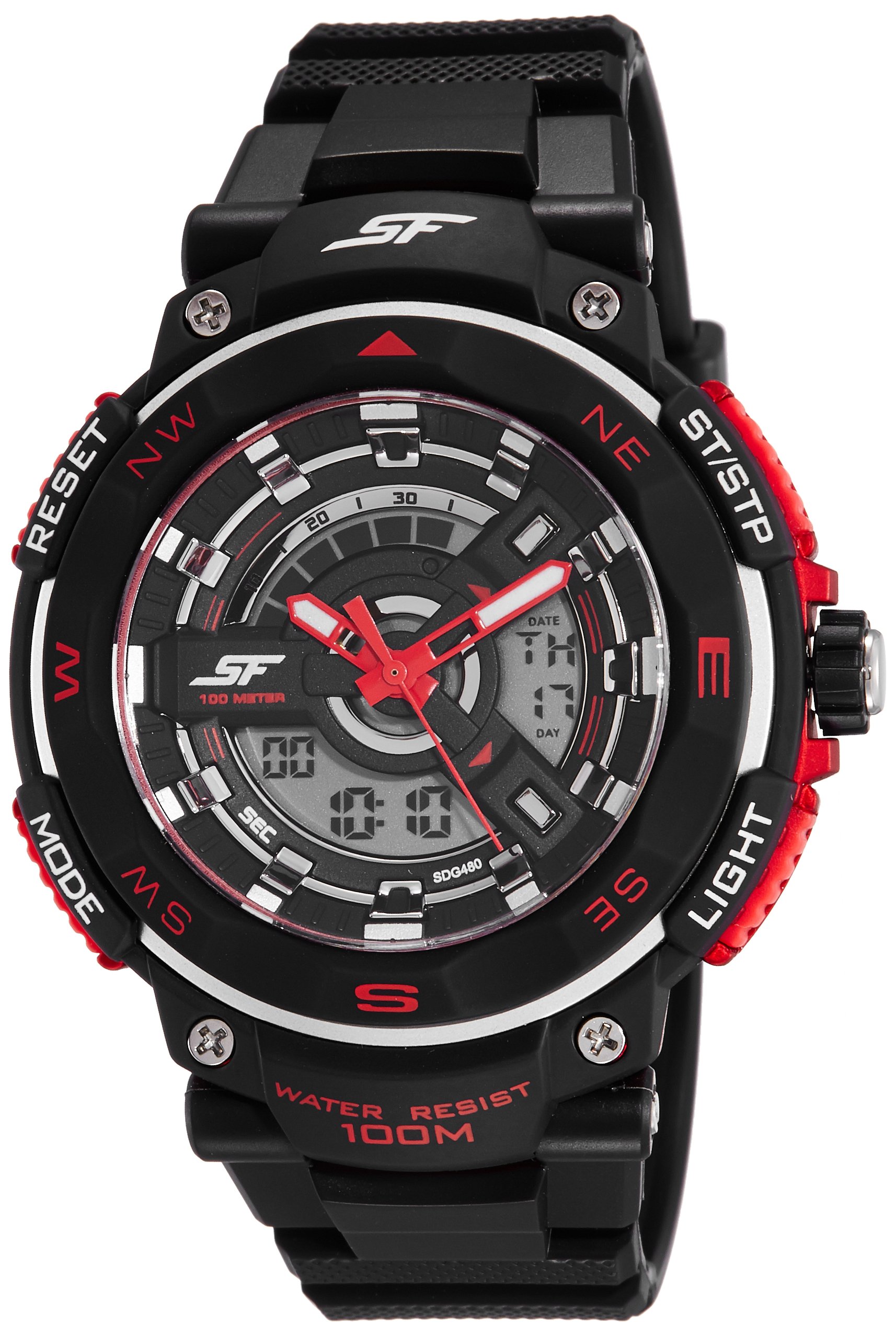 SFXtreme Gear Analog-Digital Black Dial Men's Watch-NL77071PP01/NP77071PP01
