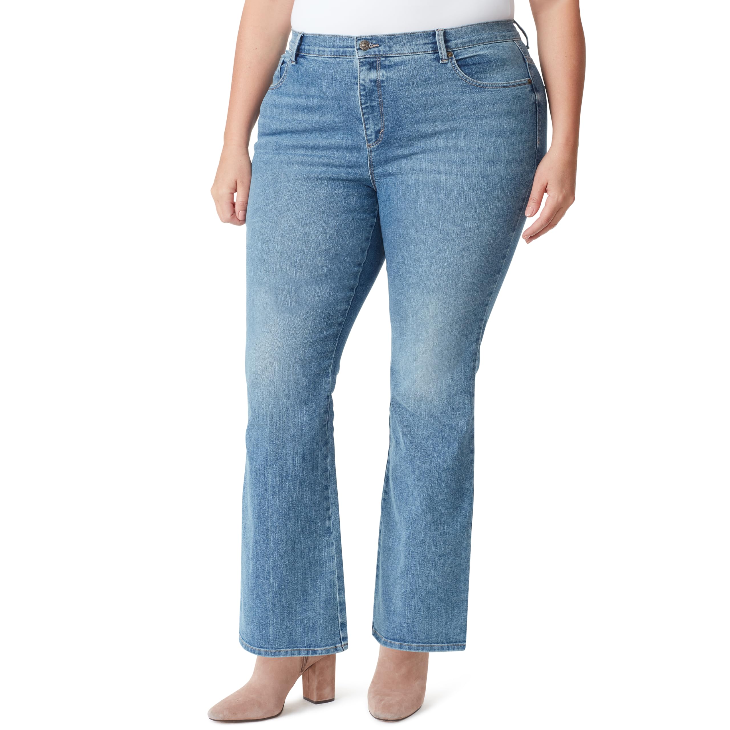 Gloria VanderbiltWomen's Amanda High Rise Boot Cut Jean Plus