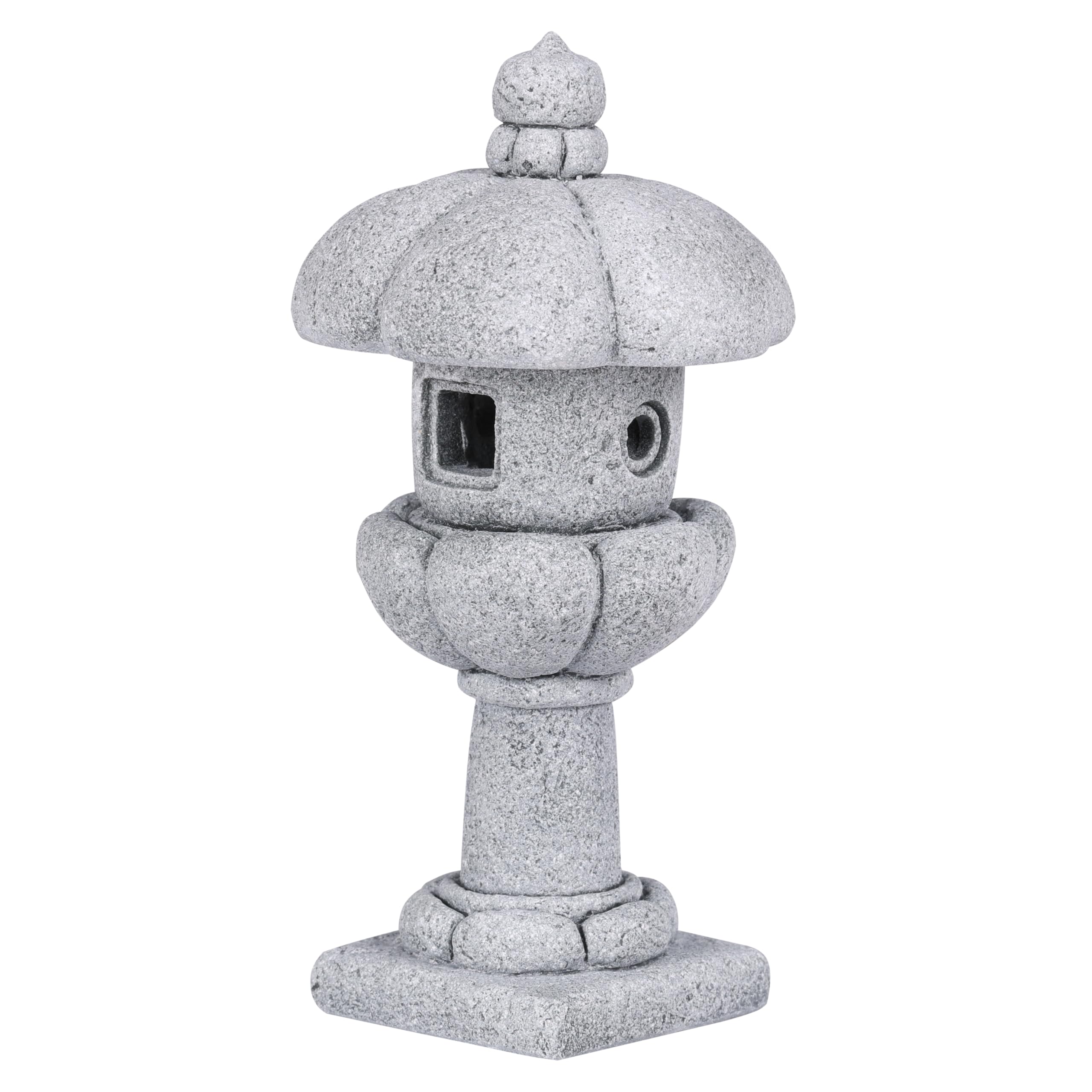 Sdeetesamjun Miniature Japanese Lantern Pagoda Figurines Asian Decor Fish Tank Aquarium Ornament Fairy Garden Accessories Zen Terrarium Bonsai Decorations (Pagoda A)