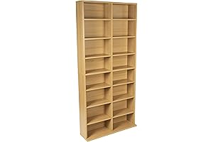 Atlantic Oskar Multimedia Storage Cabinet for Entertainment Collections