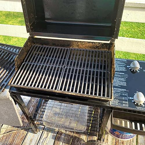 Miniatura 7 de Hisencn Rejillas de cocción de 15 pulgadas para Weber Spirit 200 Series - ES 200 y 210 con panel de control lateral, Genesis Silver A, Spirit 500,