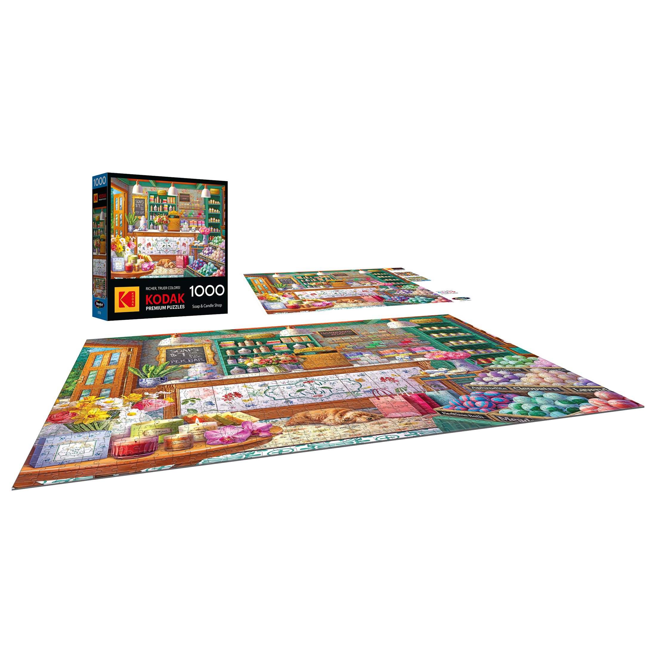 貴重　　blank&jones relax edition　８セット販売です。 Amazon.com: RoseArt - Kodak Premium - 1000 Piece Jigsaw Puzzle for