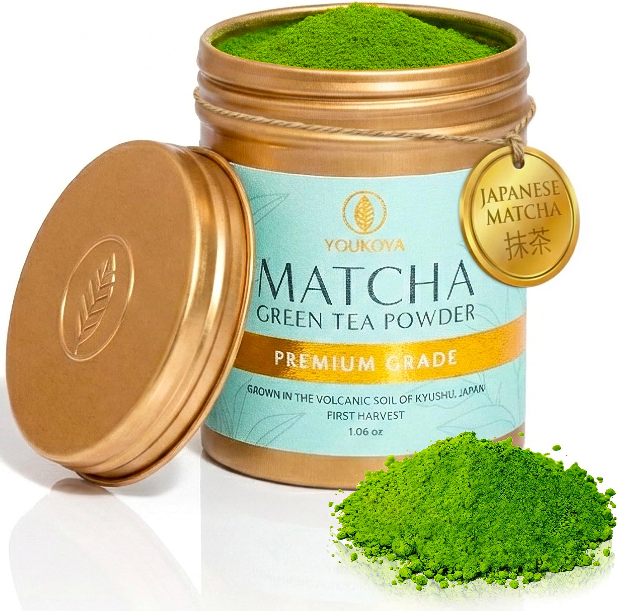 Matcha Green Tea Powder | Premium Grade Japanese Tea | Boosts Immune System | Detox & Energy | Fair & Sustainable, Farm to Cup Superfood from Japan (30 GR)