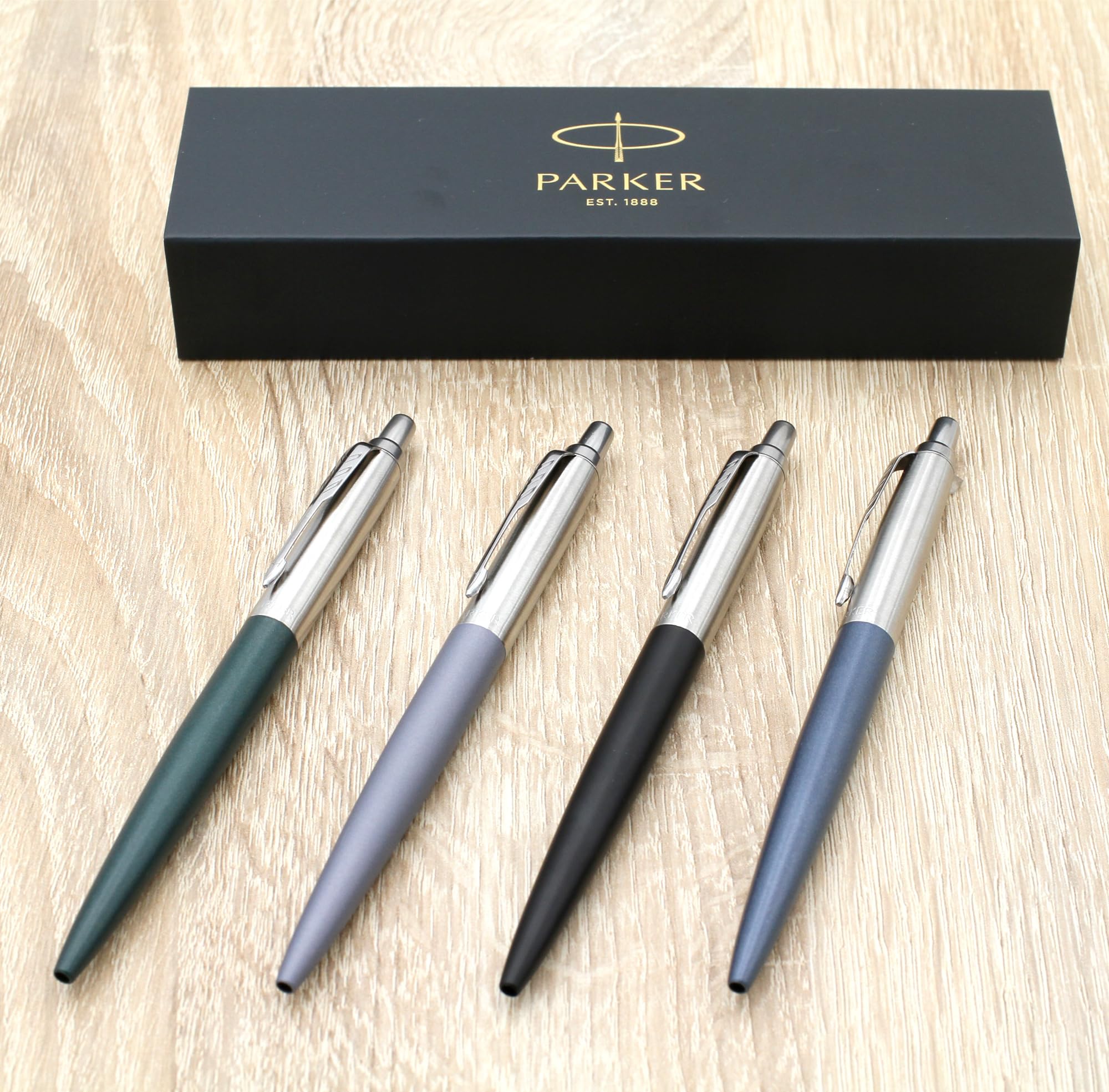 Penna Parker Jotter XL personalizzata + Scatola regalo (Blu) | Penna incisione su misura con nome | Personalised Engraved Pen | Regalo originale per lui o per lei