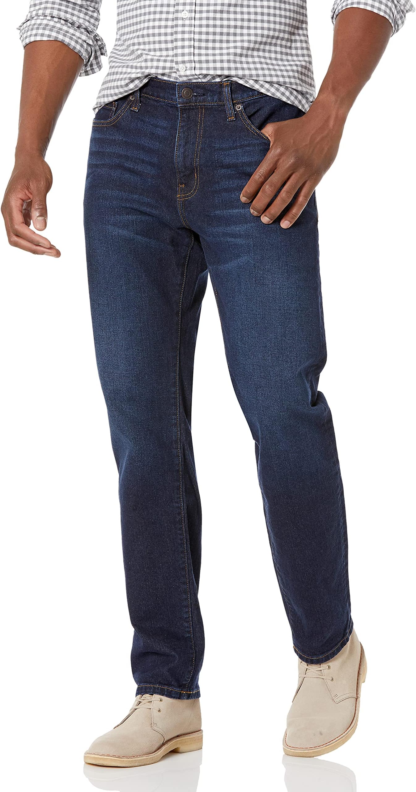 Mens Straight-Fit Stretch Jean