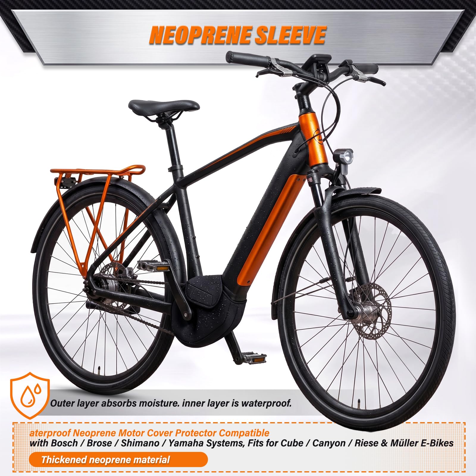 5-teiliges E-Bike Transportschutz Set, wasserabweisende Schutzhüllen