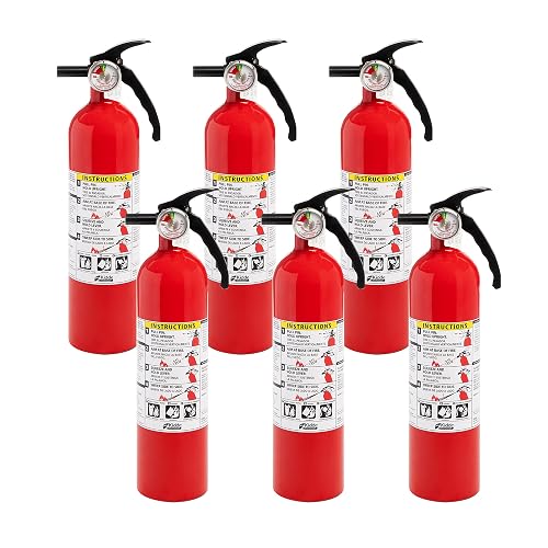 Kidde Basic 110 Fire Extinguisher for Home, 1-A:10-B:C, FA110G, 6