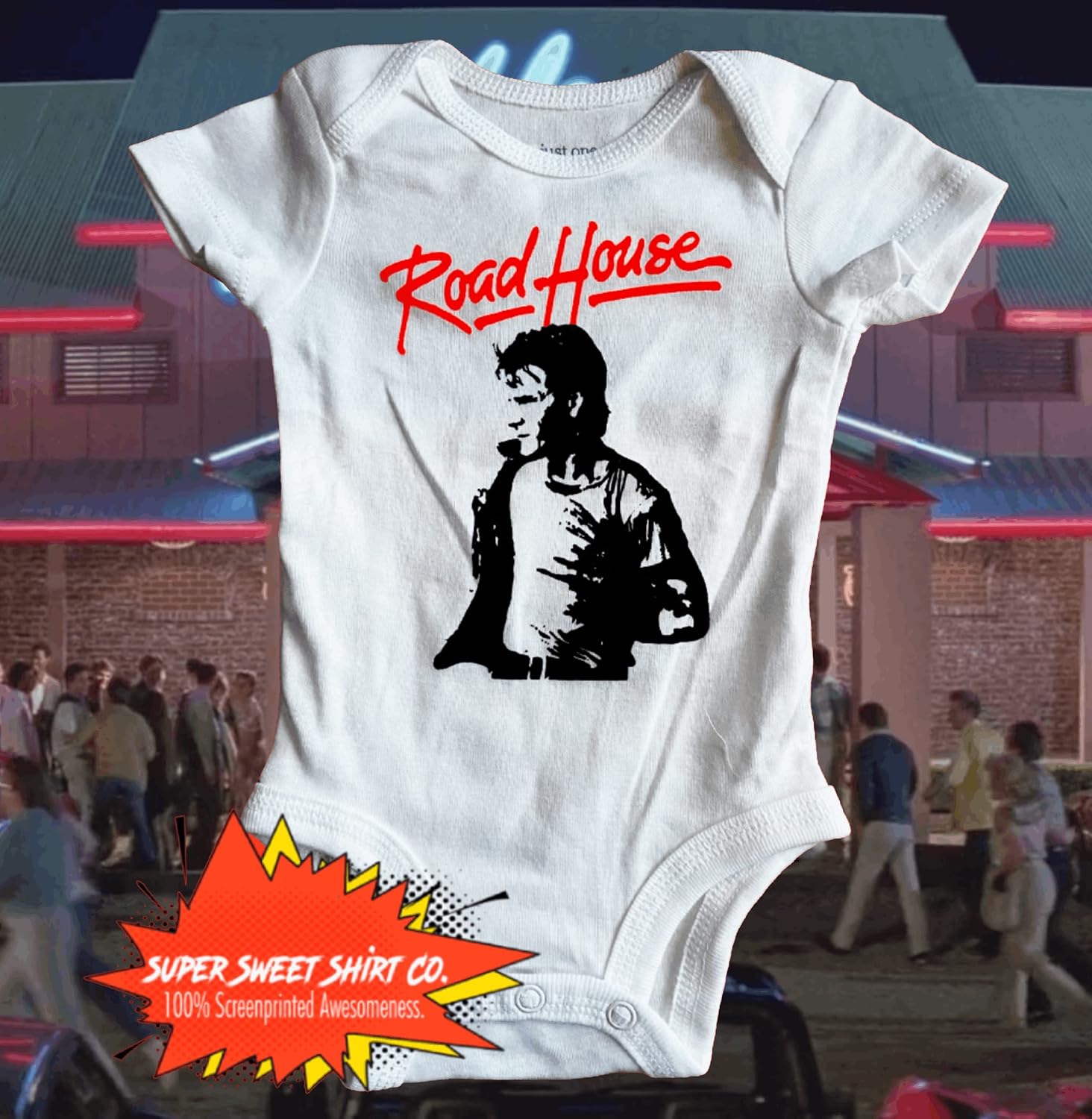 Road House Swayze Baby Bodysuit