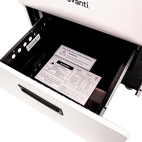 Miniatura 7 de Avanti Gas Range Oven, Compact Freestanding Design, 4 Sealed Burners with Electronic Ignition, 2.1 Cu.Ft. Capacity Features Framed Glass Door