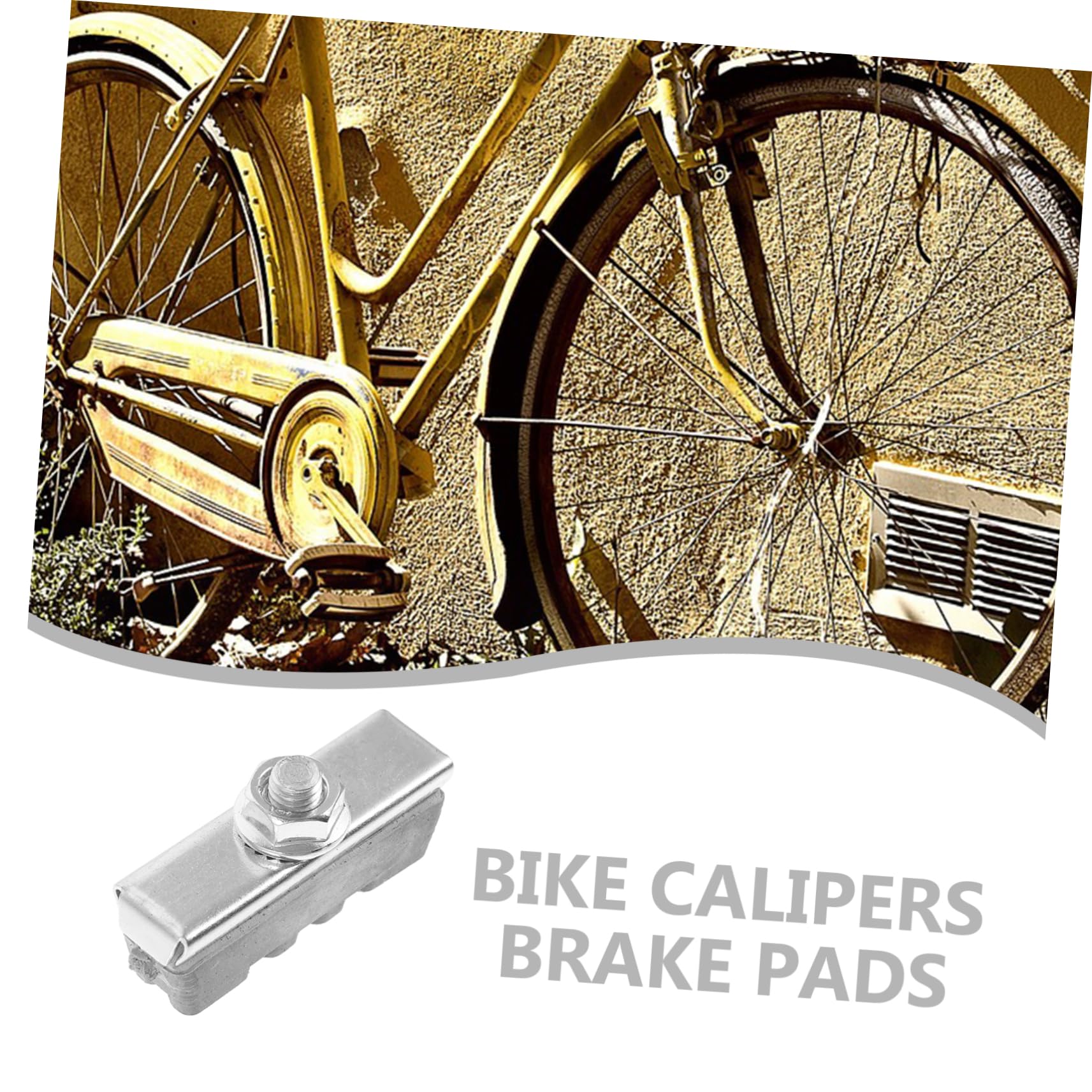Toyvian Plaquettes De Frein Silencieuses pour Vélo Lot de Résistantes À Usure du Bruit Adaptées Aux Vélos De Montagne Et Aux