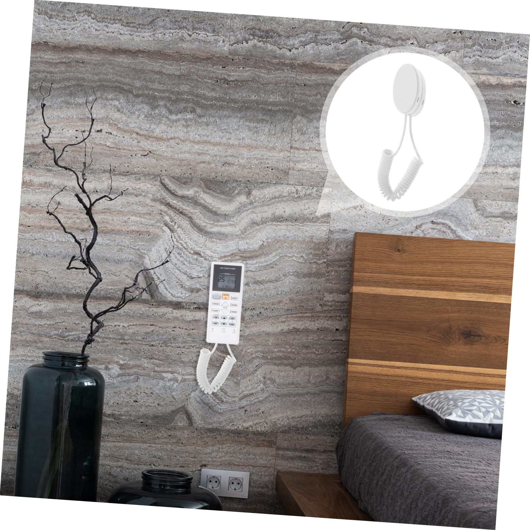 jojofuny 9piezas Antipérdida para Cable Retráctil Adhesivo Compatible Micrófonos y Altavoces Instalación y
