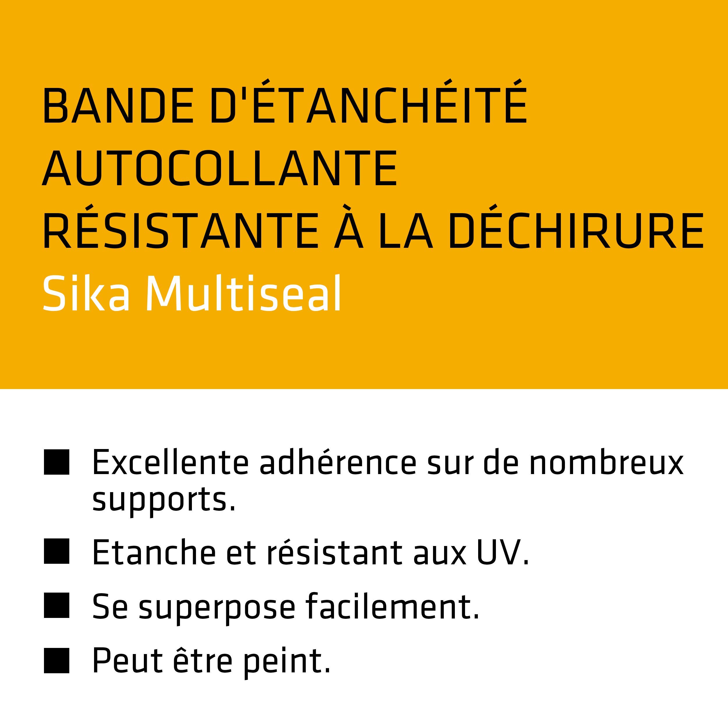 Sika Multiseal Blinkendes Klebeband, 200 mm x 3 m (Packung mit 2)