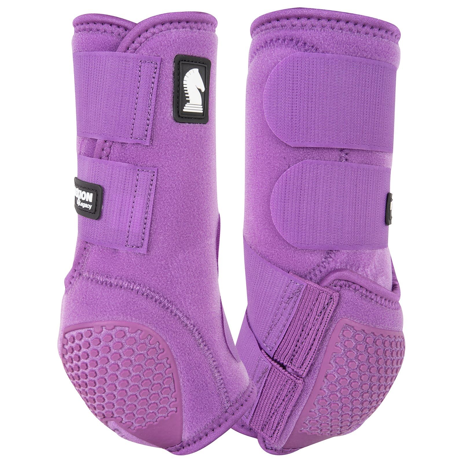 Classic Equine Flexion by Legacy2 Support Boots, Hind (Violet Purple, Small)