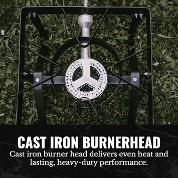 GasOne High Pressure Cast-Iron Burner Head with Brass Fitting Orifice (50250.0)