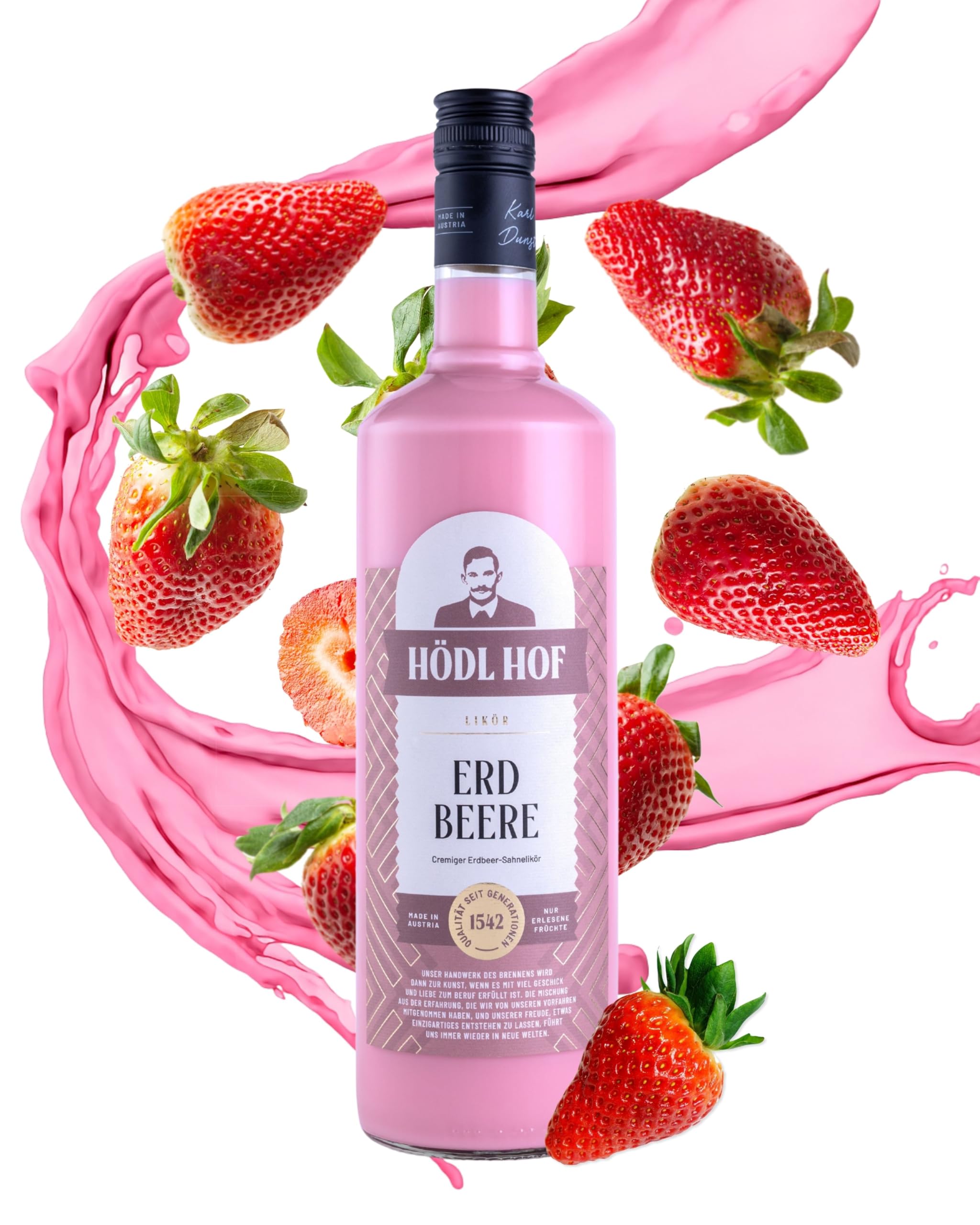 Hödl Hof Erdbeere Cremelikör | 16% Vol. | 1,0l