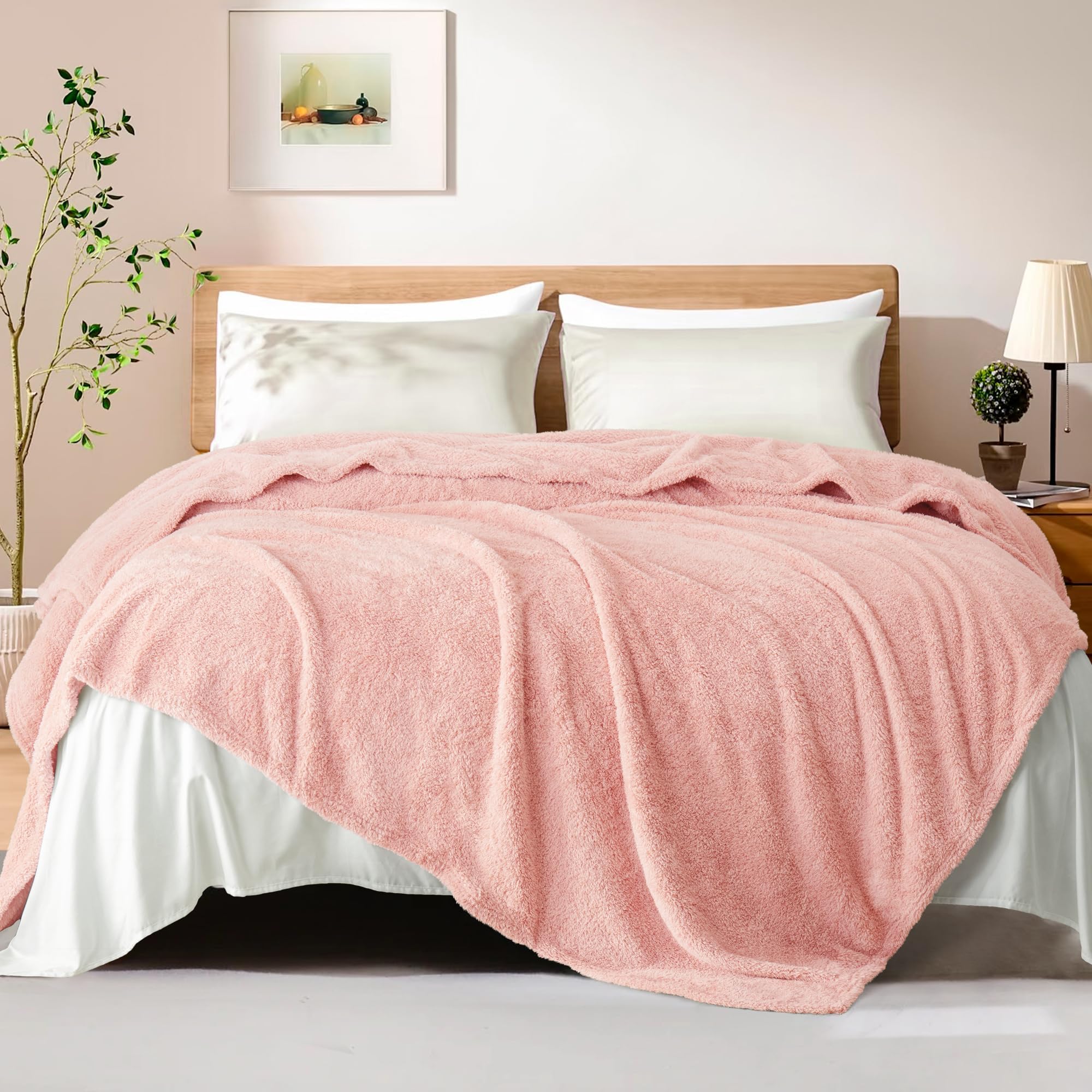 Exclusivo Mezcla Kuscheldecke Fleecedecke für Sofa, Weiche,