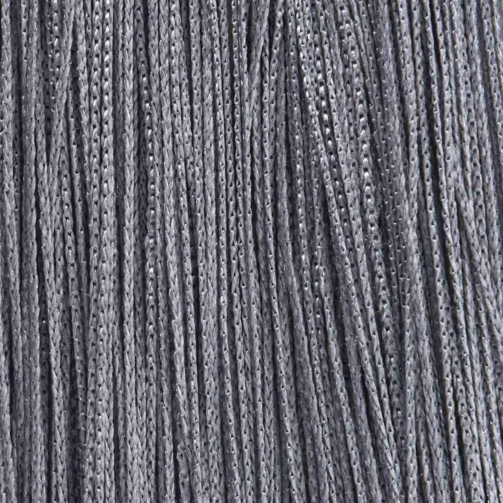 Homgoday Anthrazit Fadenvorhang 140x250cm, 2 Stück, Polyester, Tür-/Fensterdekoration Model4102052
