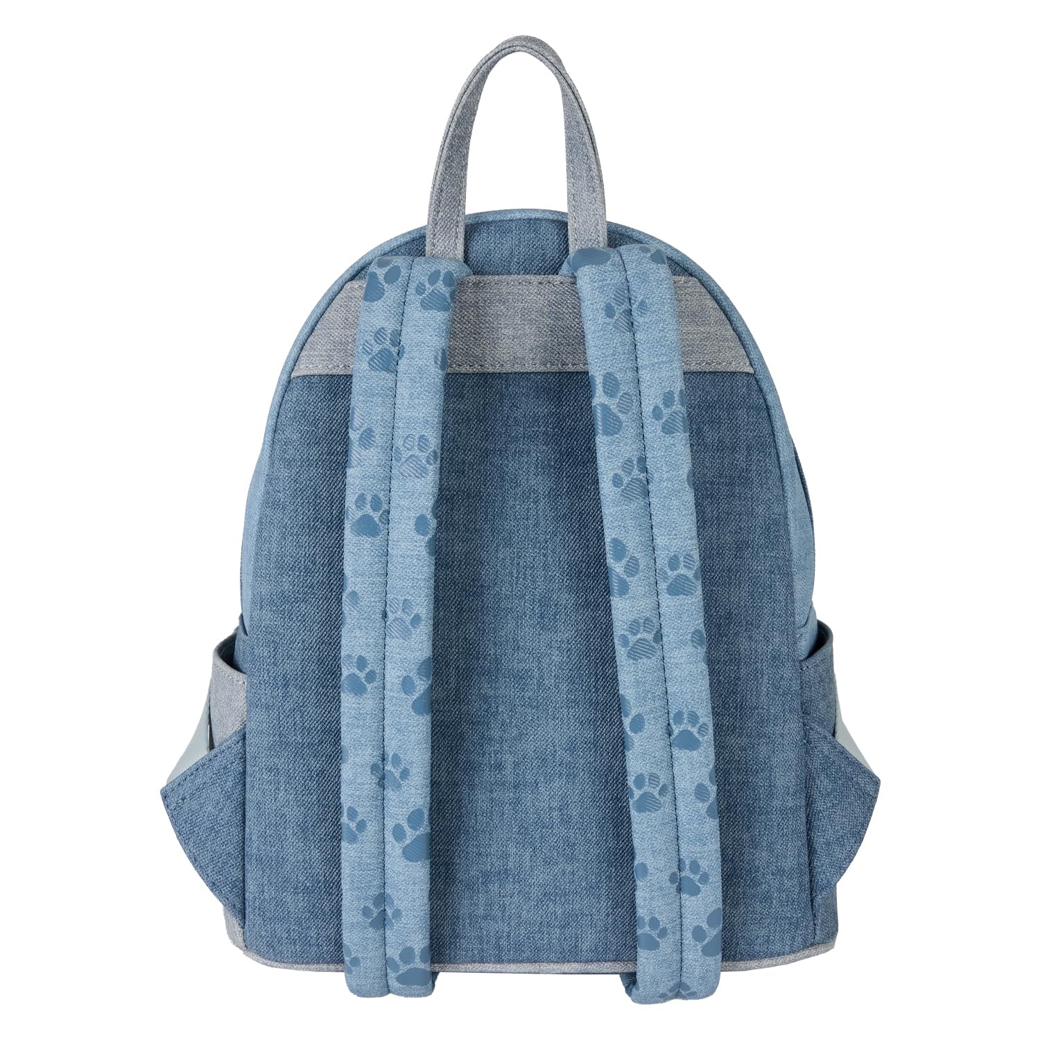 Loungefly Disney Dogs & Cats Faux Denim Mini Backpack : Clothing, Shoes & Jewelry