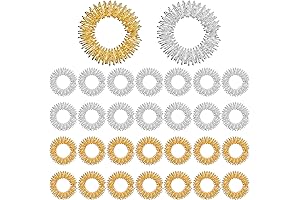 Blulu Spiky Sensory Finger Rings: Release Tension and Enhance Focus