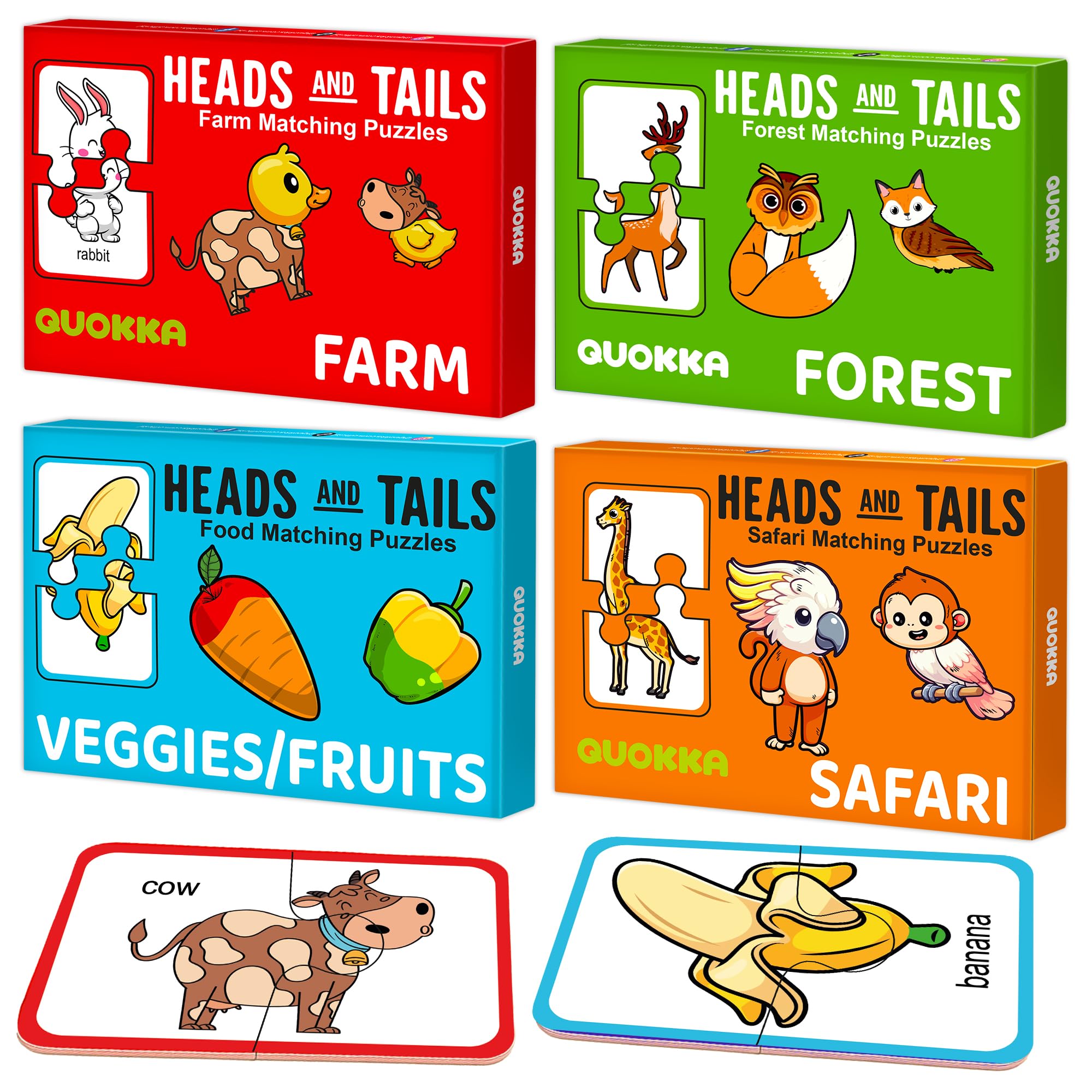 Toddler Puzzles 2-3 Years Old - Matching Kids Puzzles for 2 3 5 Year Olds