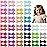 Hair Bows and 1.8 Alligator Clips Set: 60PCS Fully Lined Hair Accessories for Girls, Toddlers, and Teens (30 Colors in Pairs)