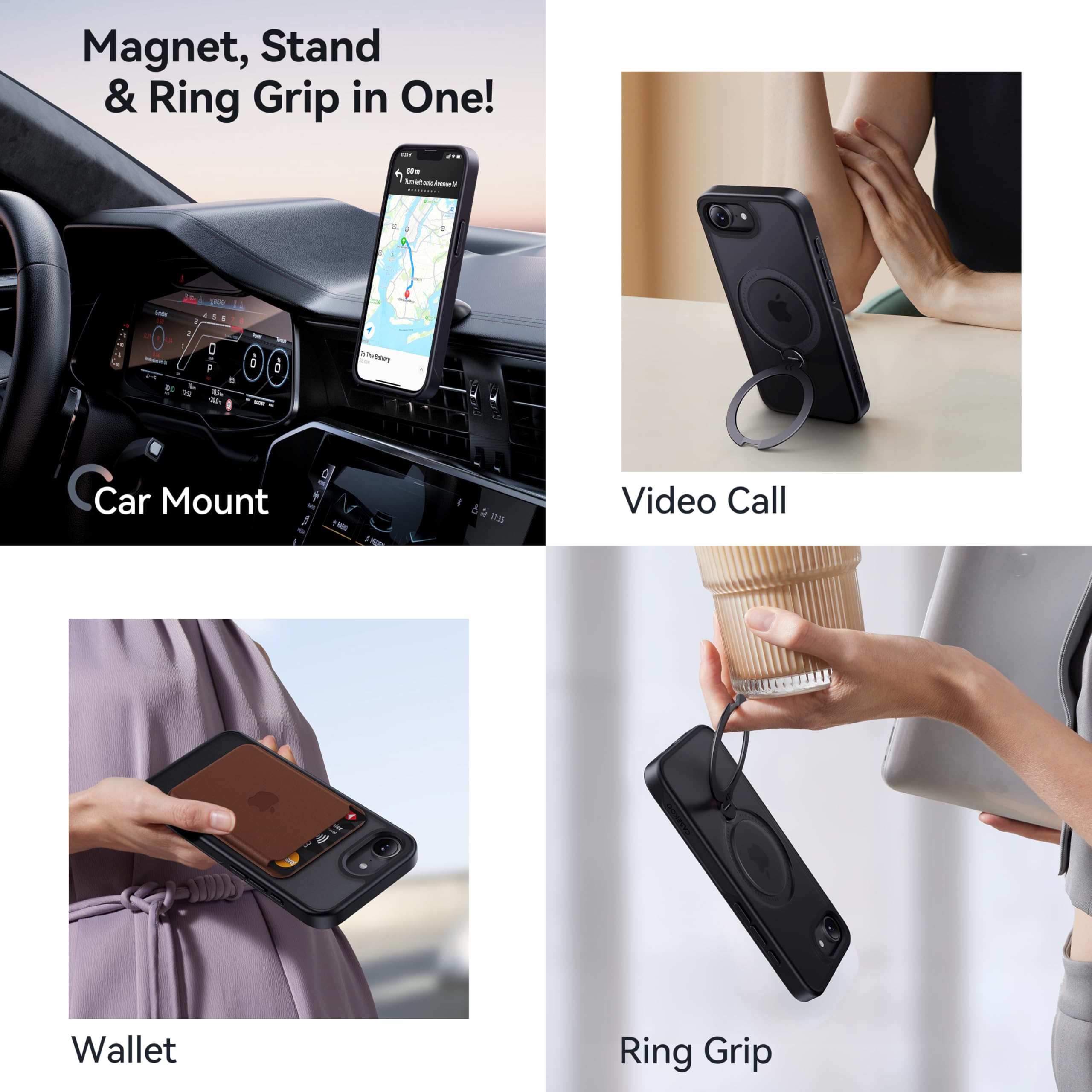 11/3限定出品❗️ iPhone 16e 128GB CaseKoo 付き Amazon.co.jp: 【2025最高傑作&定点360度回転】CASEKOO iPhone 16 用