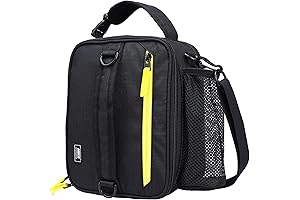 Mier Adult Lunch Bag: Expandable and Durable Lunch Box for Men and Women