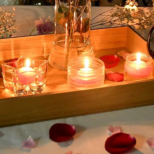 Miniatura 5 de Zest Candle Velas flotantes de 24 piezas, 1.75 pulgadas, rosa intenso