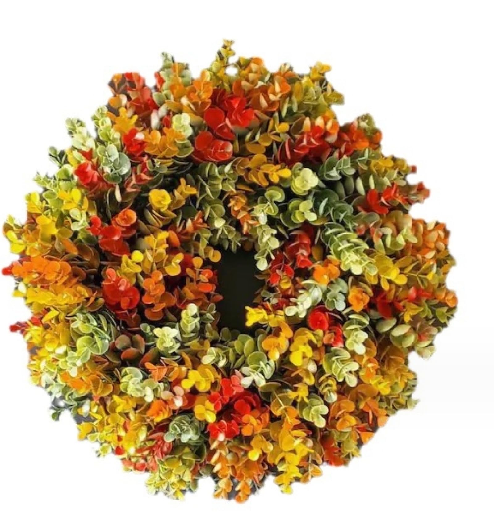 Couronne de porte d'automne artificielle : créez une ambiance chaleureuse de Thanksgiving
