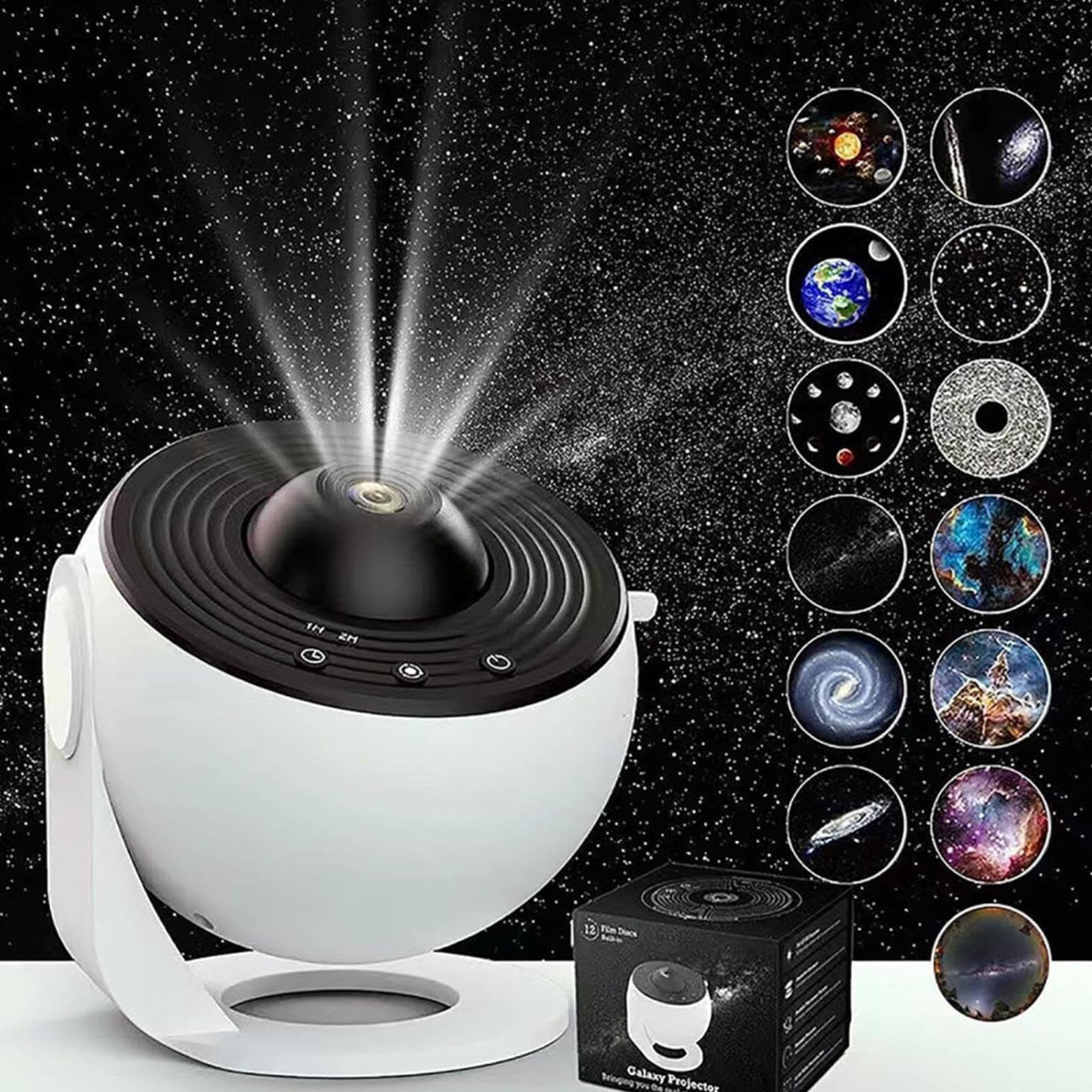 Proiettore di luce notturna a forma di stella, 13 in 1, proiettore, luce notturna a soffitto con stelle stellate, lampada a LED con timer per adulti, tutte le età, amici
