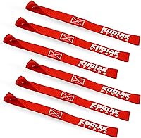 Vista 13 de Correas de Amarre de Bucle Suave - 1.5 x 18 pulgadas - Capacidad de Carga de 10,000 lb - Verde Paquete de 6 - Bucles para Asegurar ATV, UTV