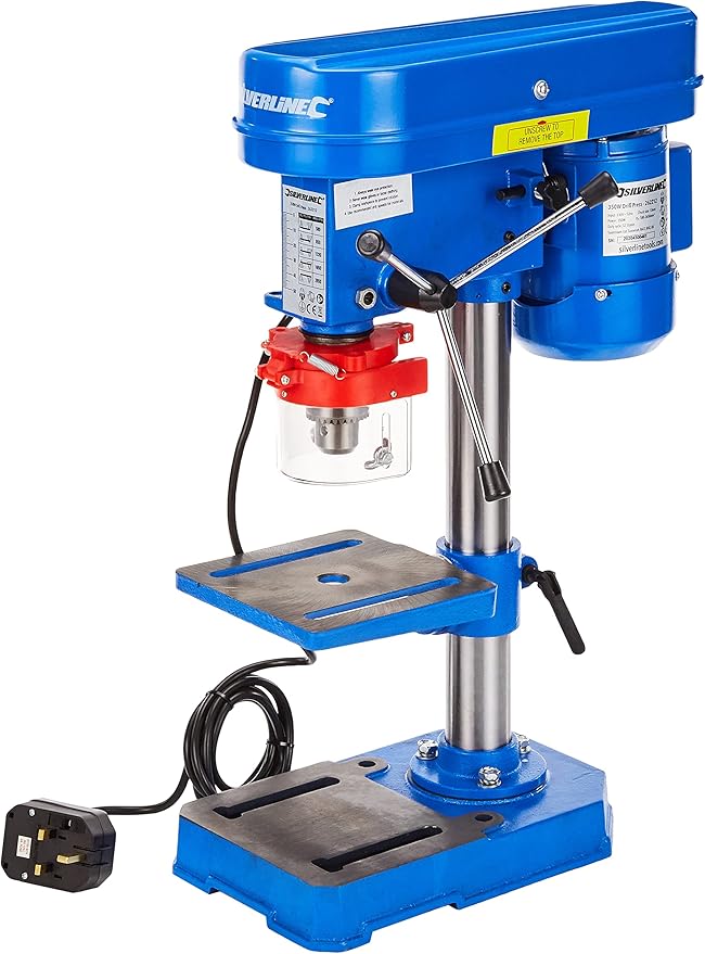Silverline 350W Bench Drill Press/Pillar Drill 250mm (10") 230V (262212