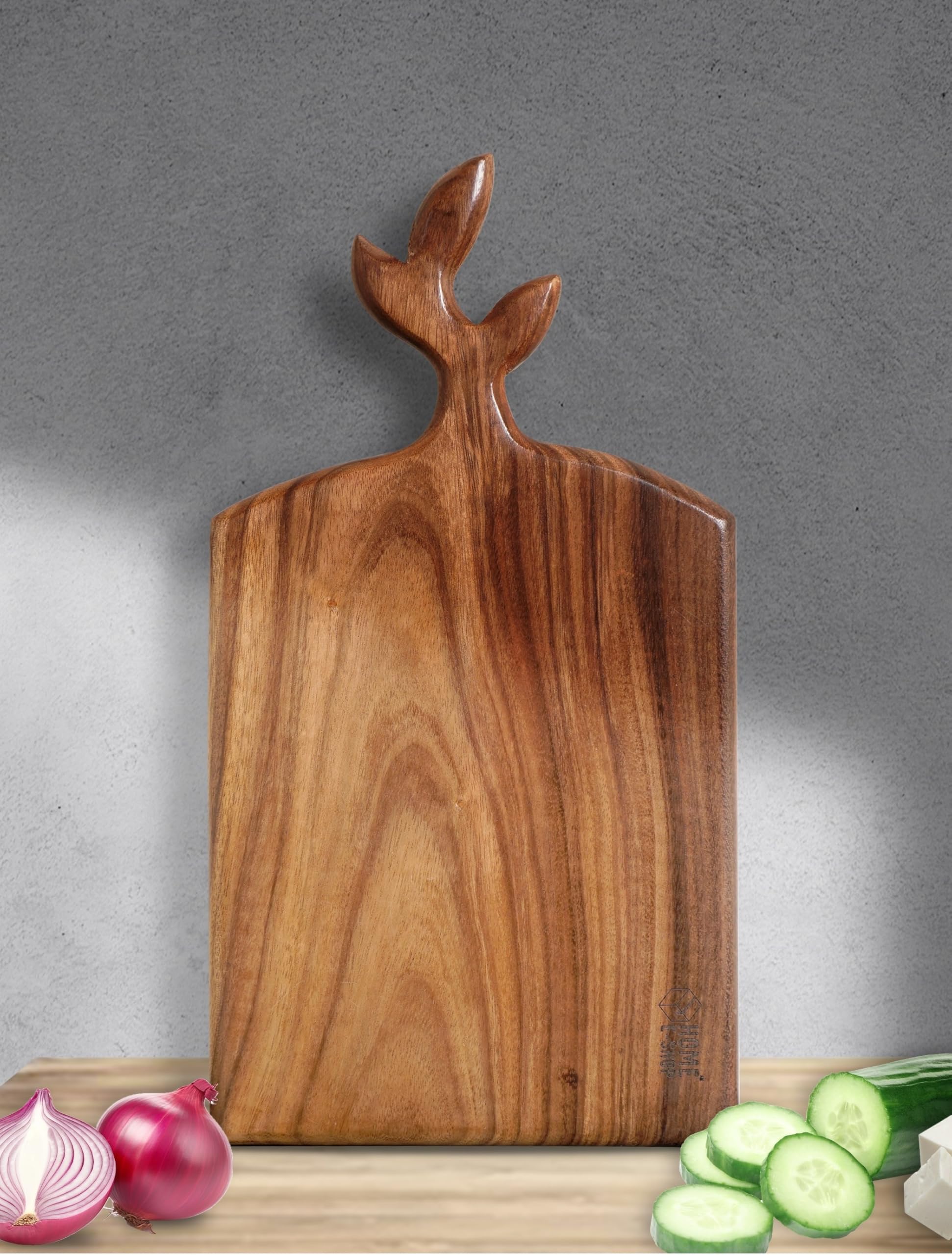 Home e-Shop™ | Single Piece Solid Sheesham Wood Chopping Board/Cutting Board | Anti Bacterial | No Joint | 17x9x1 inch (Baby Deer) (B0CTTRQBNK) Amazon Price History, Amazon Price Tracker