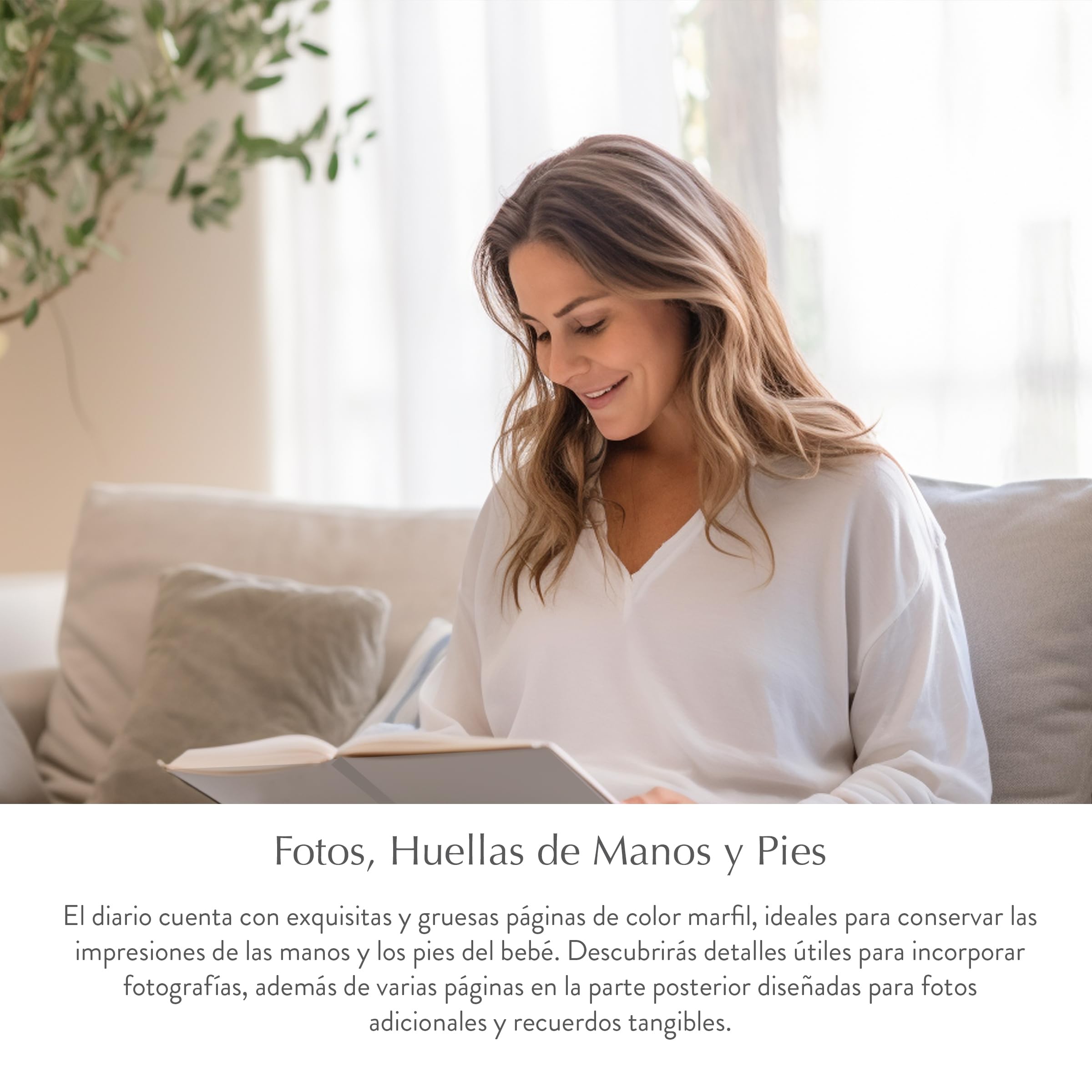 Your Edition - Diario de embarazo - Libro de recuerdos para bebés para futuras mamás - Libro de embarazo de lujo - Planificador de regalo de embarazo para padres primerizos con sección de fotos de