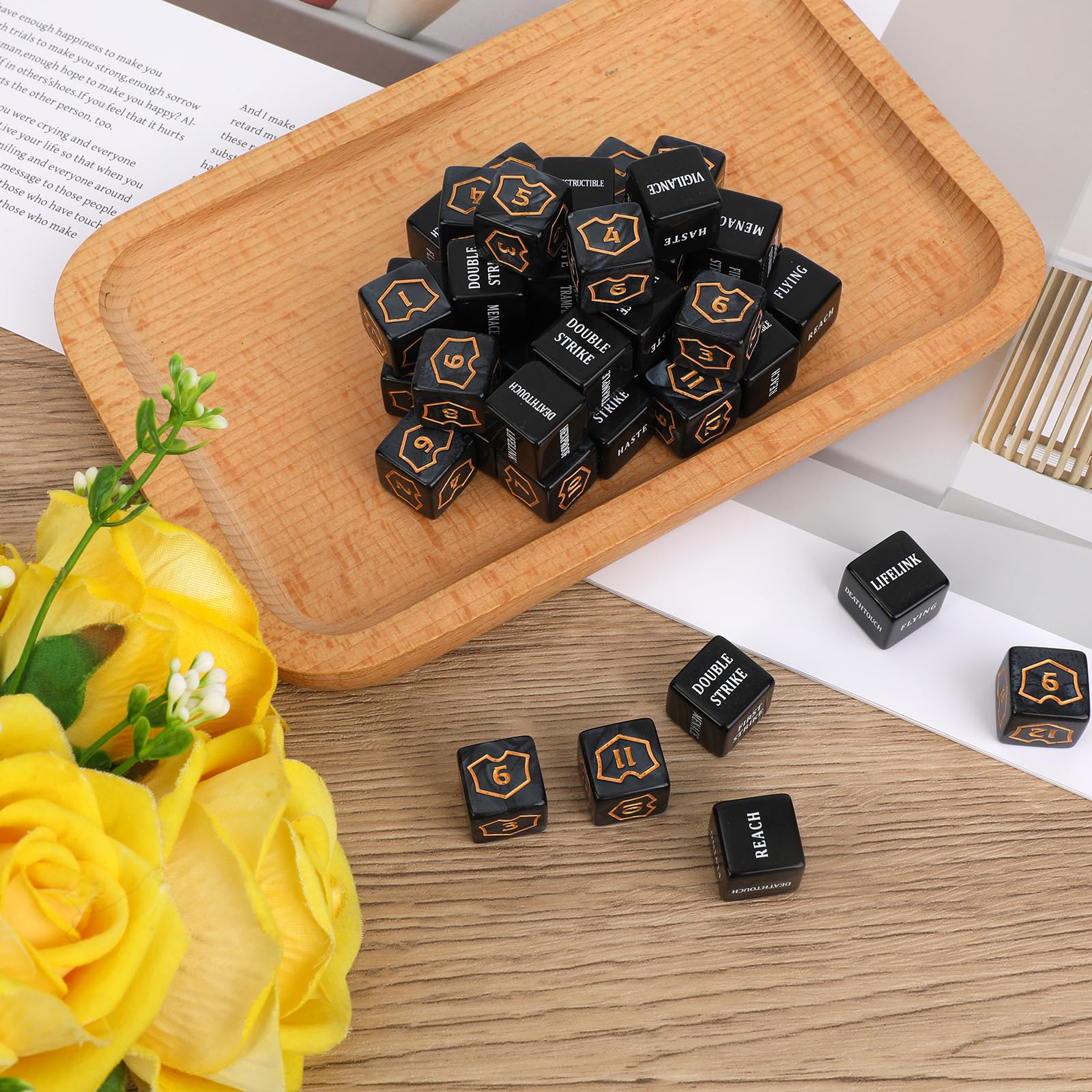 BOXOB 48pcs Abilities Keywords Counter Dices - Image 3
