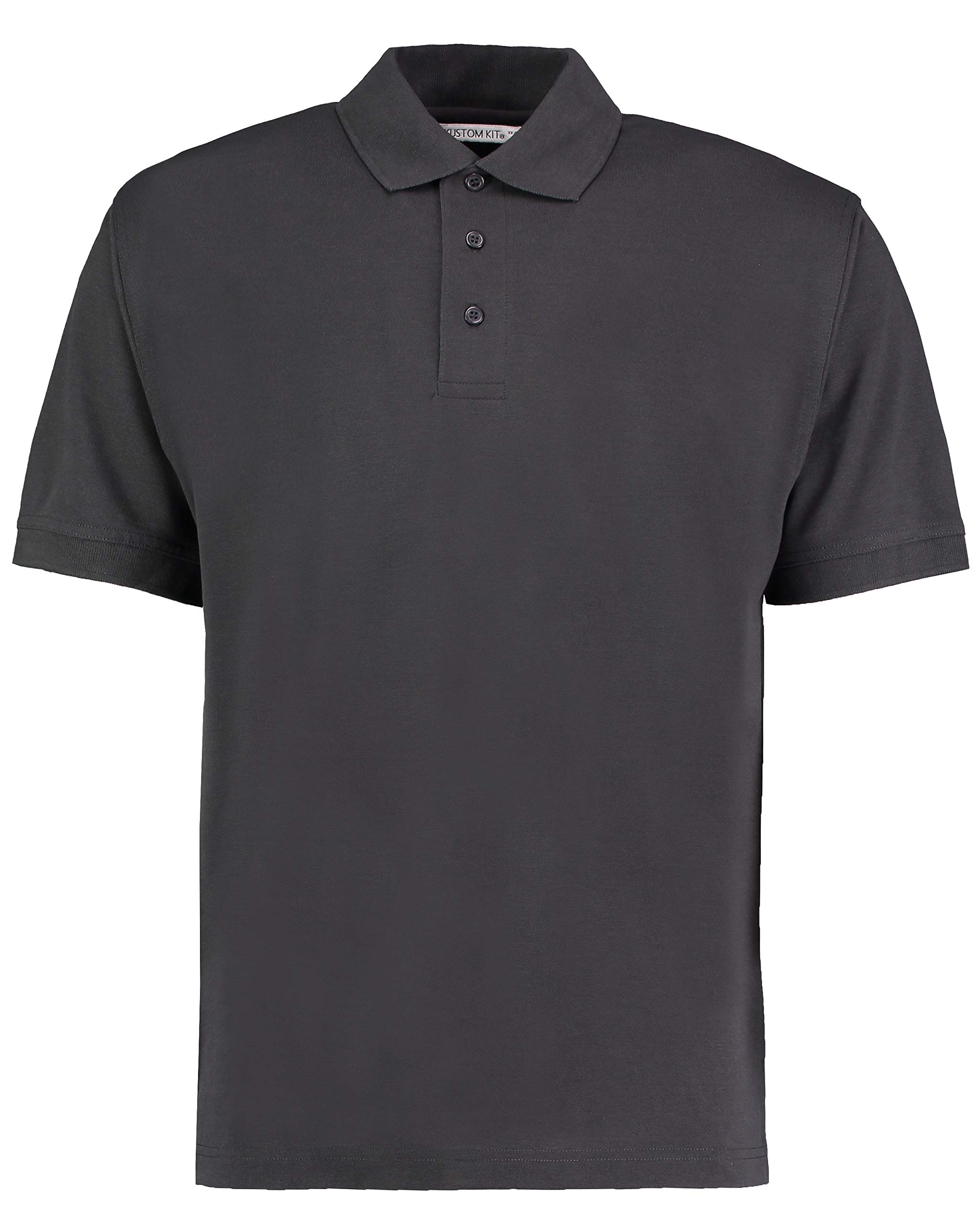 Kustom Kit Unisex Comfort Finish Klassic Polo Shirt Graphite 2XL