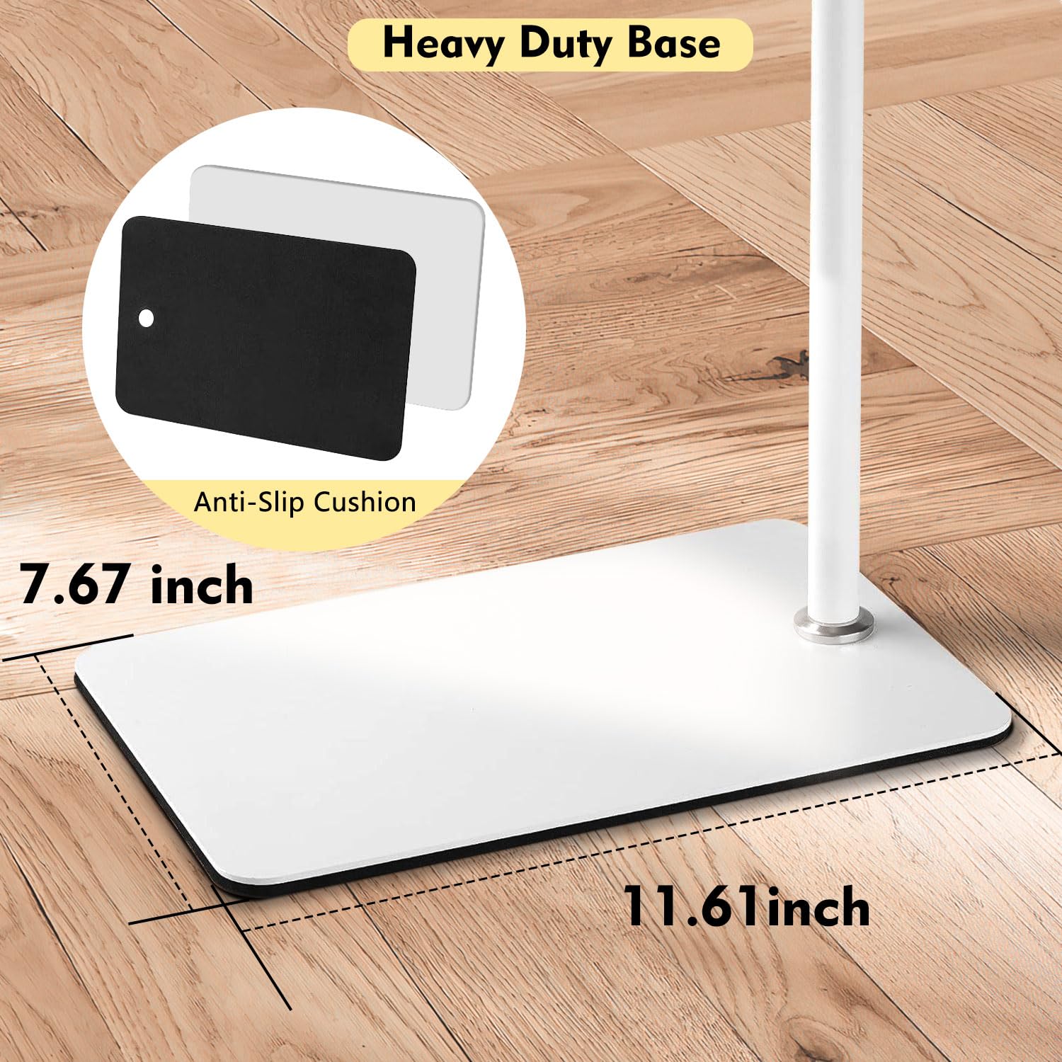 CaGuan Soporte de piso para monitor de bebé compatible con HelloBaby HB6550/HB65/HB40/HB6339/HB6550Pro/HB66/HB66Pro/HB30/HB32/ANMEATE SM24 y SM935E, altura ajustable de 68 pulgadas y soporte universal