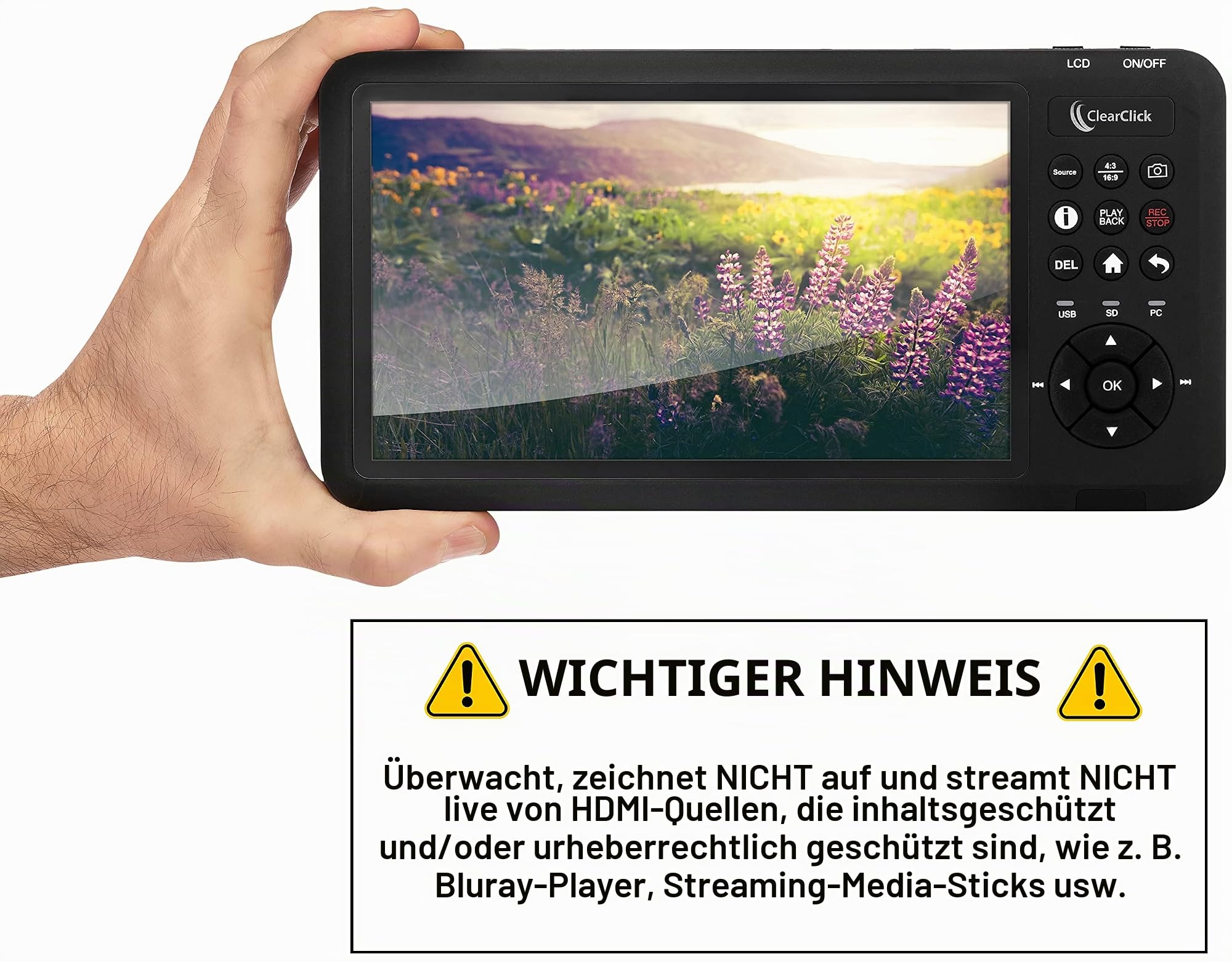ClearClick HD Video Capture Box Ultimate 2.0 (zweite Generation) - Erfassen und Streamen von Videos von HDMI, RCA, VHS, VCR, DVD, Camcordern, Hi8