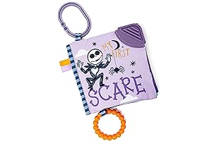 Cuddle-Worthy Disney Nightmare Before Christmas Scare Jack Skellington Soft Book For Babies