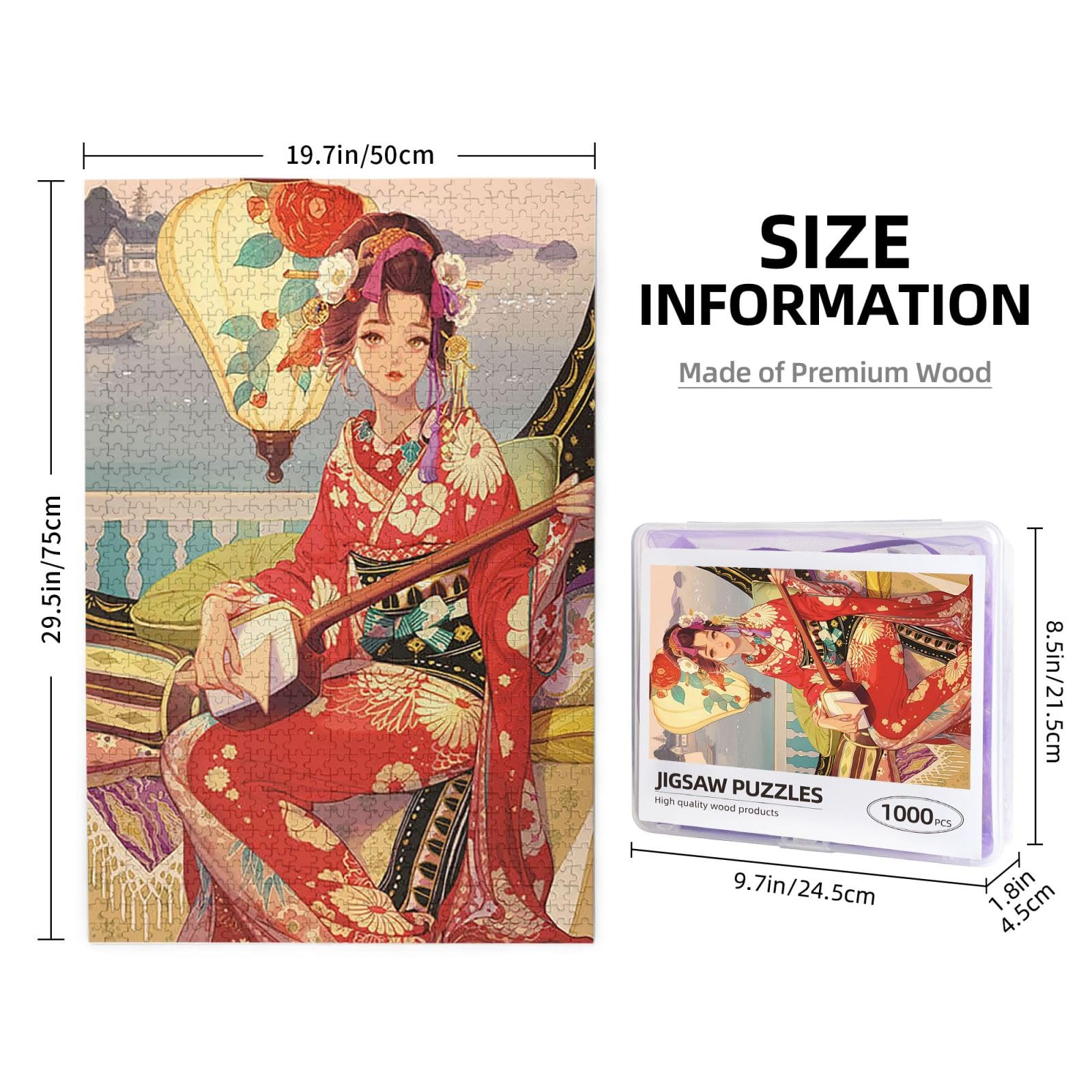 Amazon.co.jp: 竹久夢二8 パズル 良質な木製パズル 装飾 学生 子供